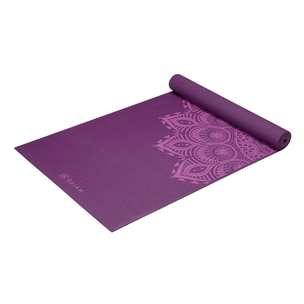 Tapis De Yoga Motif/style Mandala (Violet) Taille unique 2/3