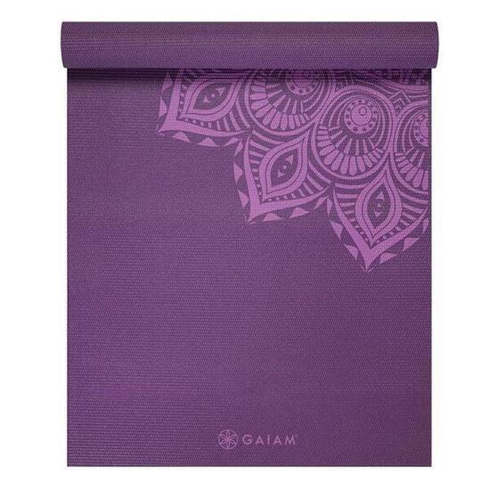 Tapis De Yoga Motif/style Mandala (Violet)