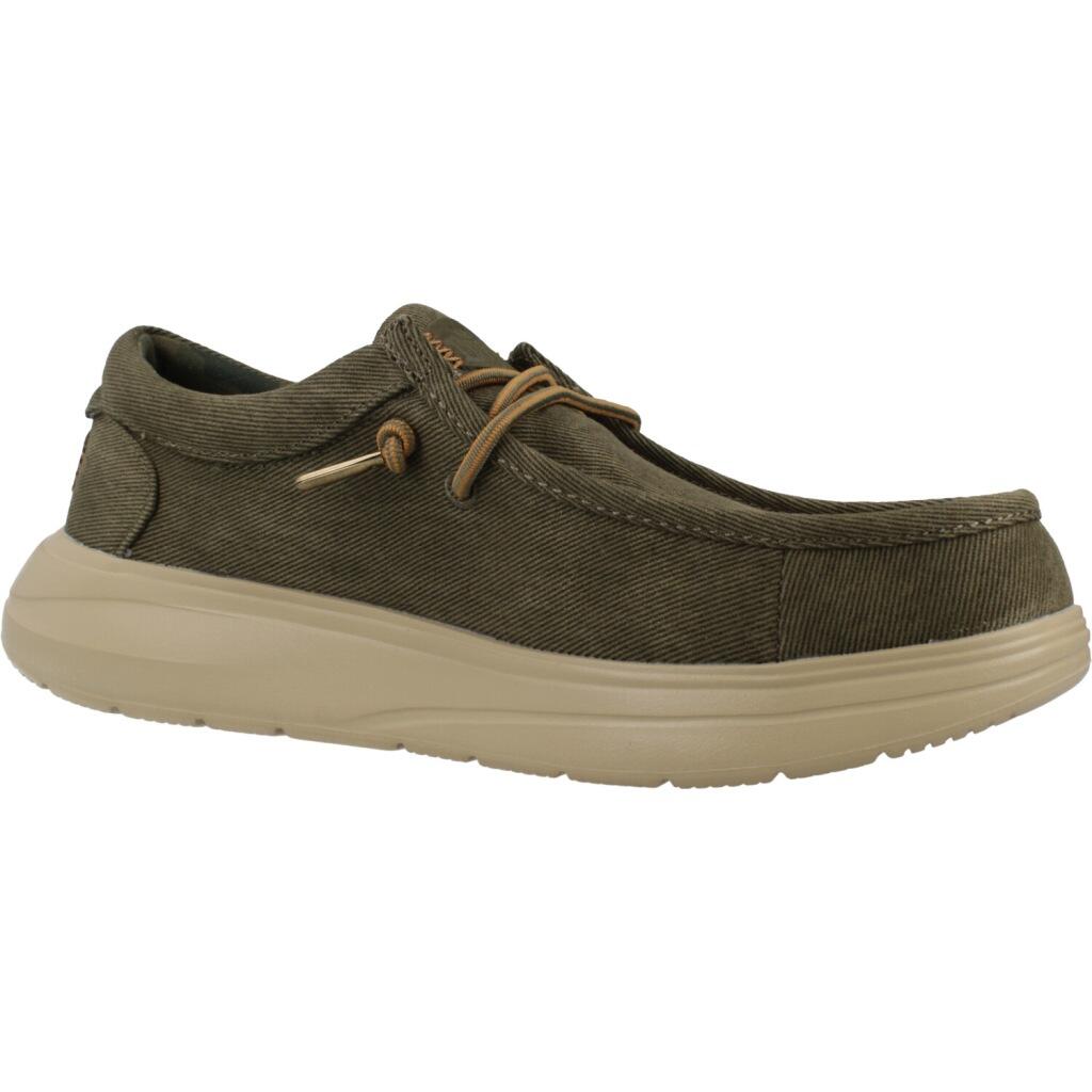 Buty HEY DUDE WALLY COMF WORN TWILL Zielony 5/5