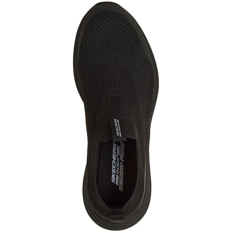 Pantofi sport barbati Skechers Bobs Moda Flex - Broad Acre, Negru