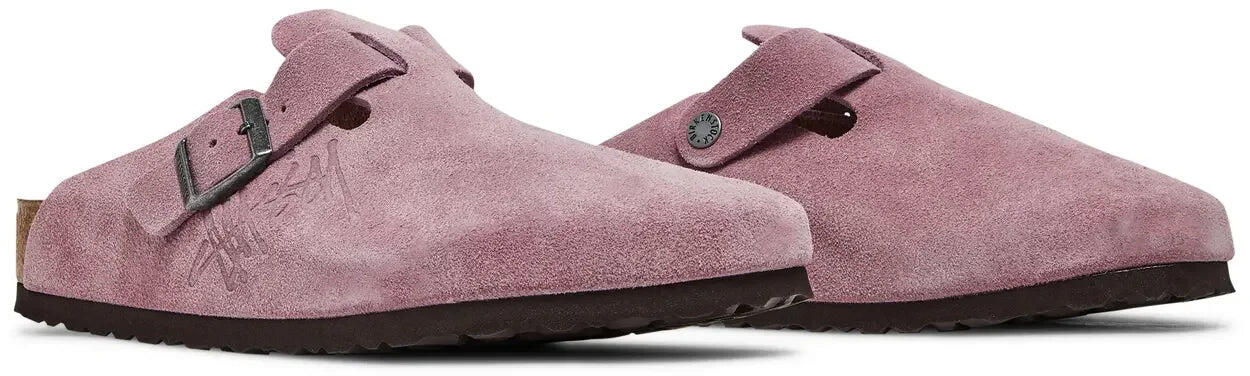 Birkenstock Boston Clog Stussy Dusty Pink (2021) 5/5