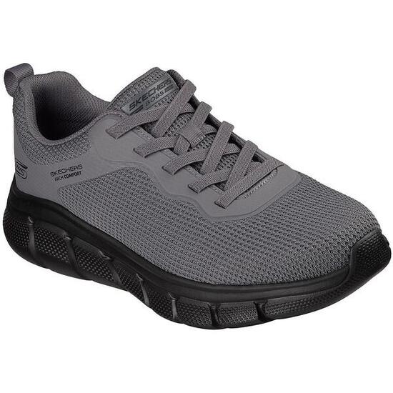 Zapatillas Skechers Bobs B Flex-arch Comfort Edge, Gris, Hombre
