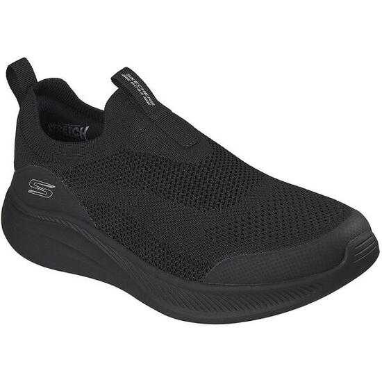 Zapatillas Skechers Bobs Moda Flex - Broad Acre, Negro, Hombre