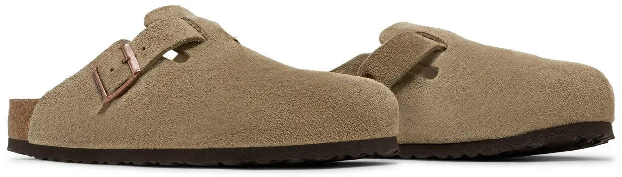 Birkenstock Boston Soft Footbed Suede Taupe 5/5