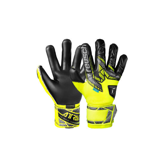 Rękawice bramkarskie Reusch Attrakt Duo safety yellow/silver/black