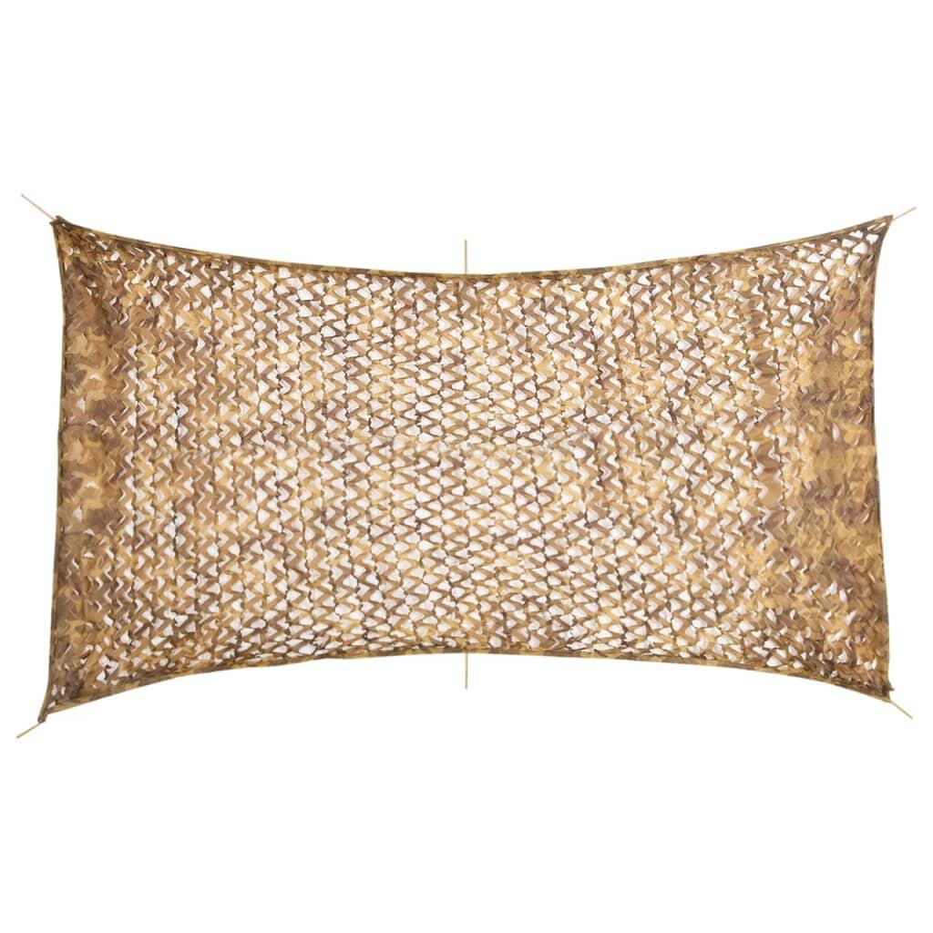 Filet de camouflage VidaXL avec sac 506x279 cm couleur sable 1/1