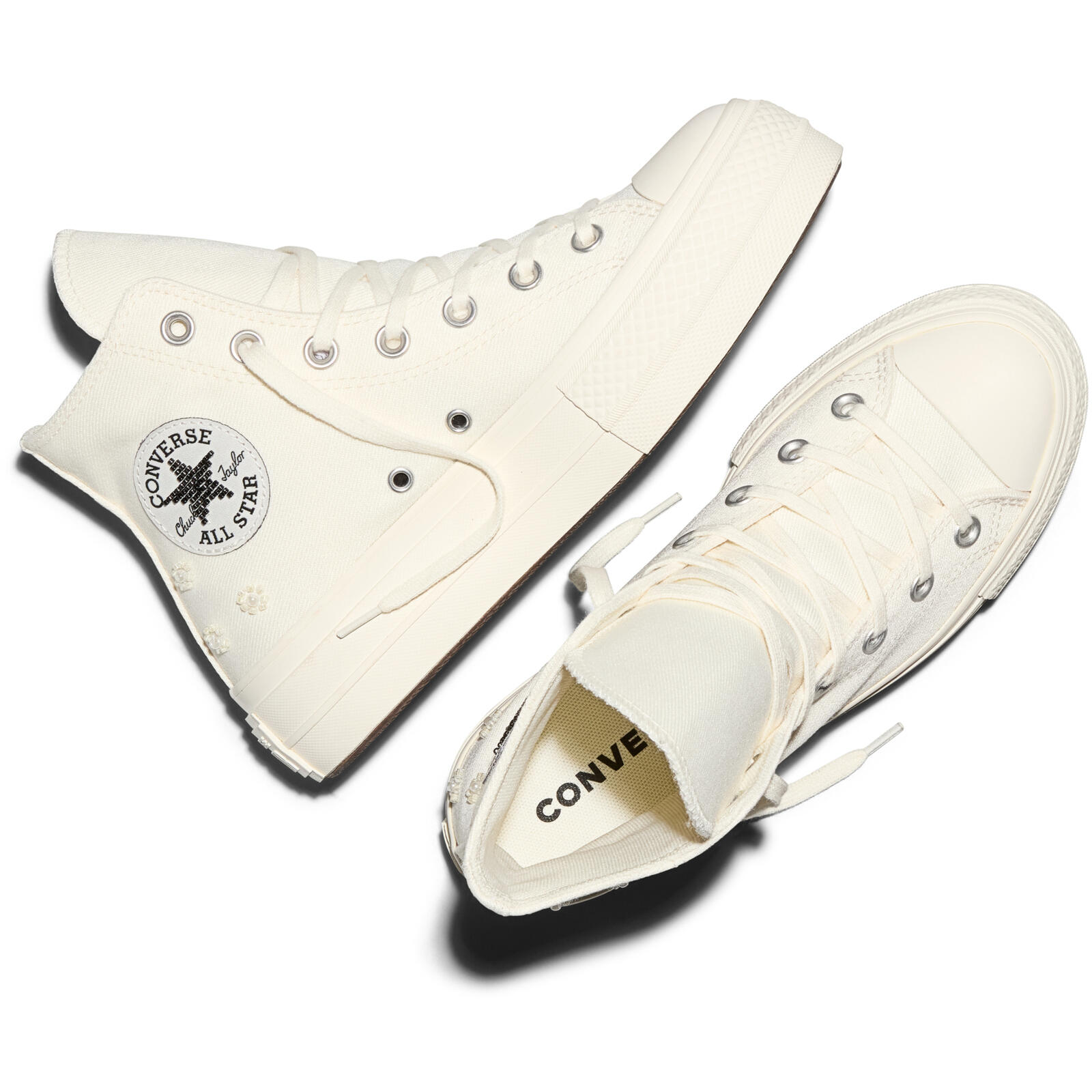 Turnschuhe Converse Chuck Taylor All Star Lift, Beige, Unisex 2/5