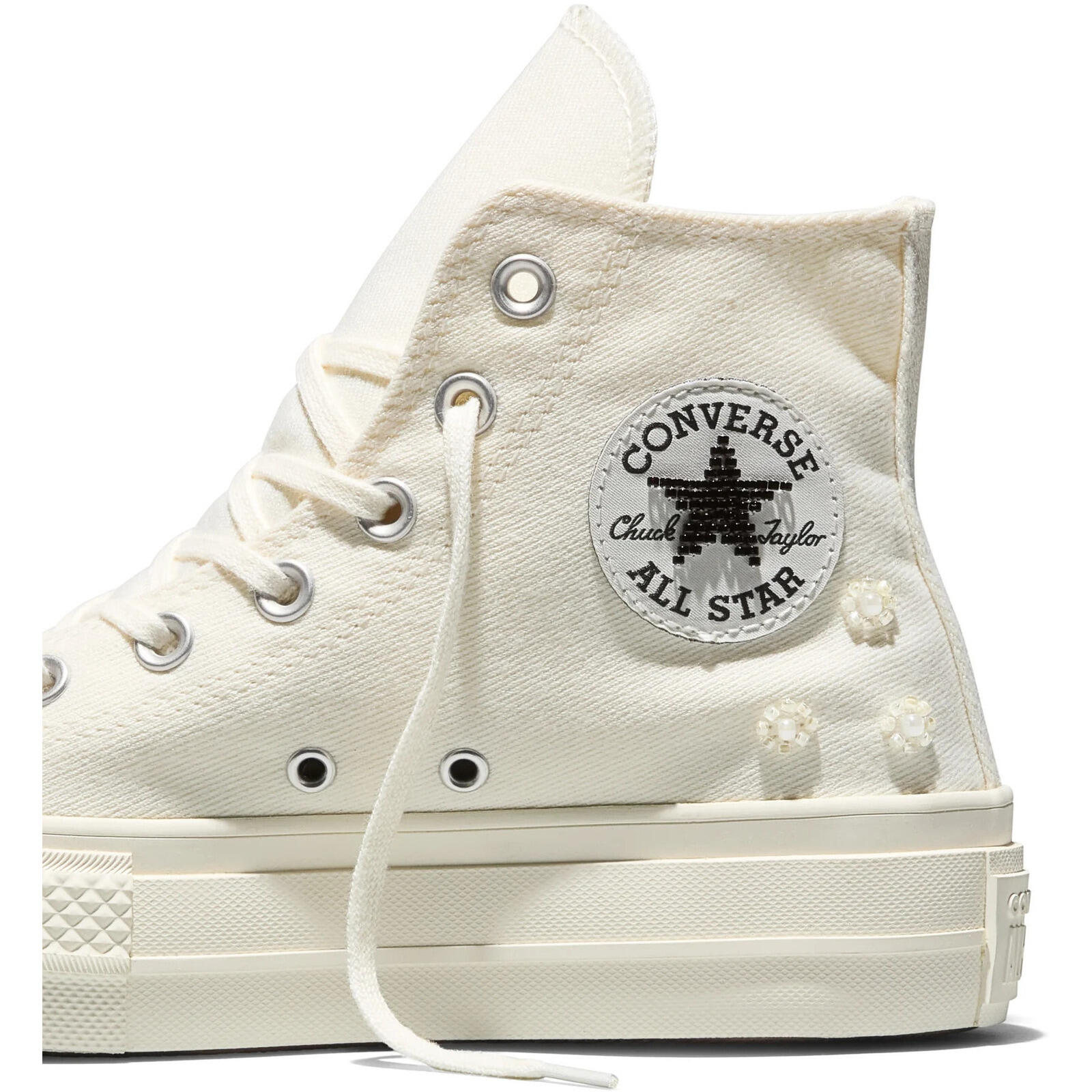 Turnschuhe Converse Chuck Taylor All Star Lift, Beige, Unisex 5/5