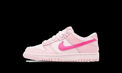 Schoenen - lifestyle - kinderen - dunk low triple pink - roze.