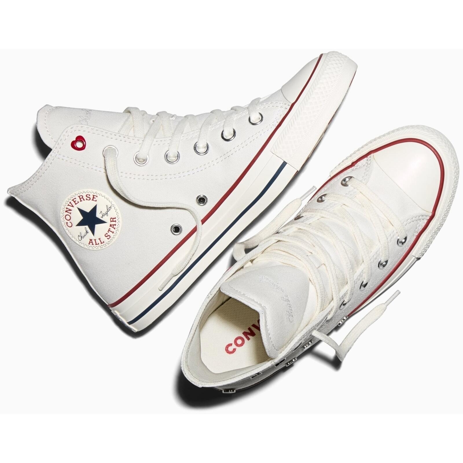 Baskets Converse Chuck Taylor All Star, Blanc, Unisexe 2/6