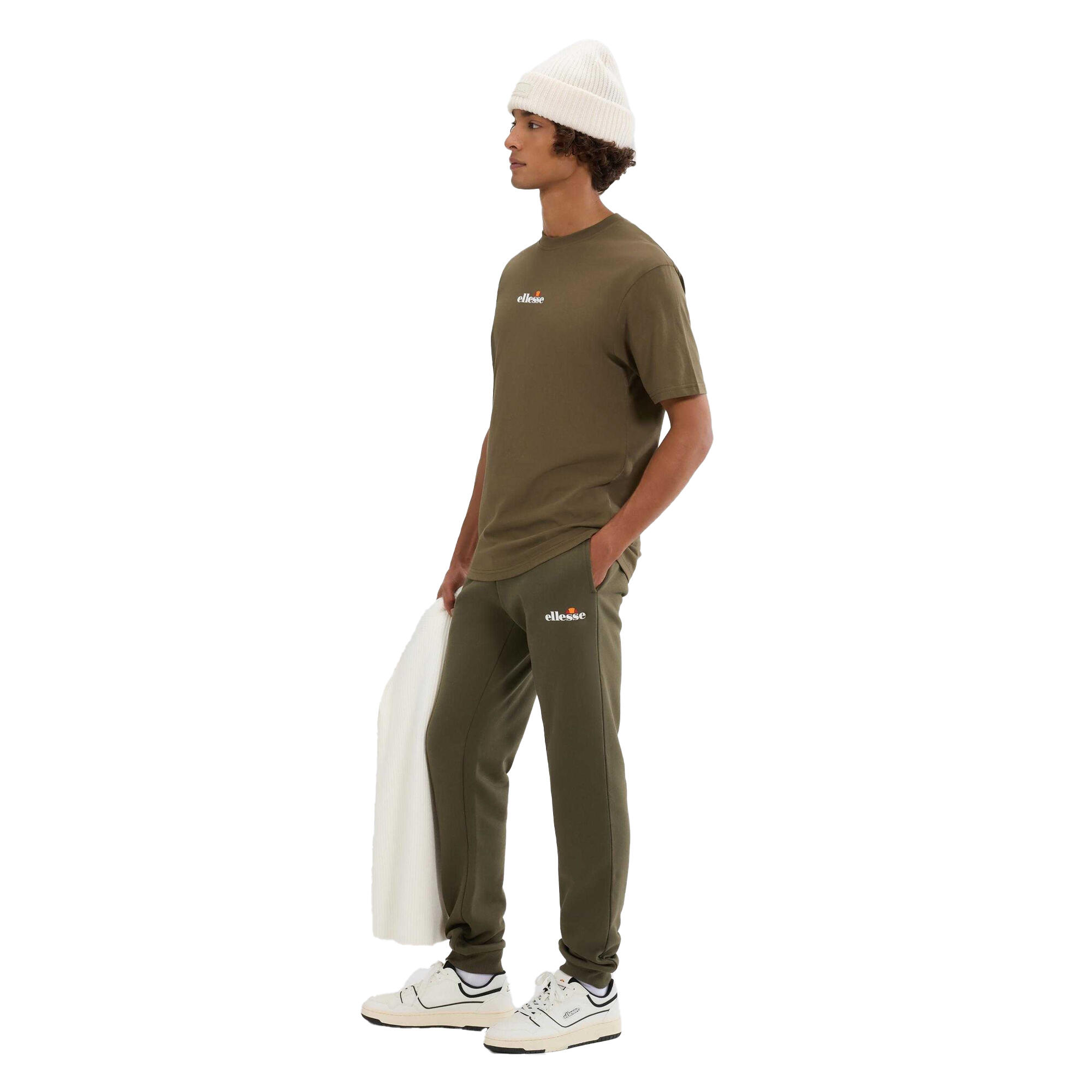 Pantalon De Jogging CRAVO Homme (Vert Kaki) 4/4