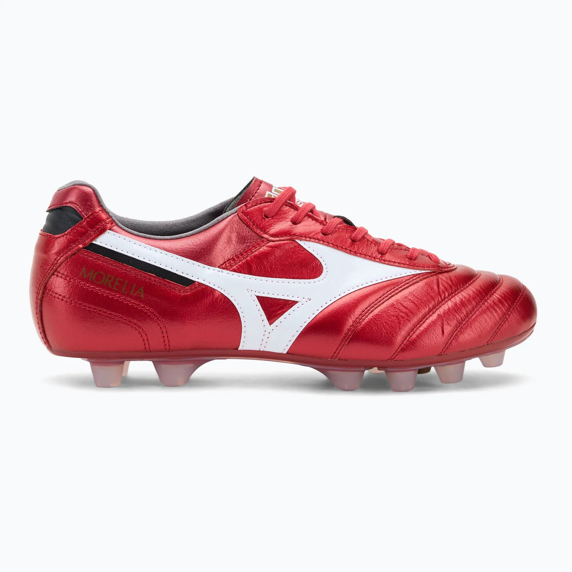 Buty piłkarskie męskie Mizuno Morelia II Japan Md red/white/black 2/7