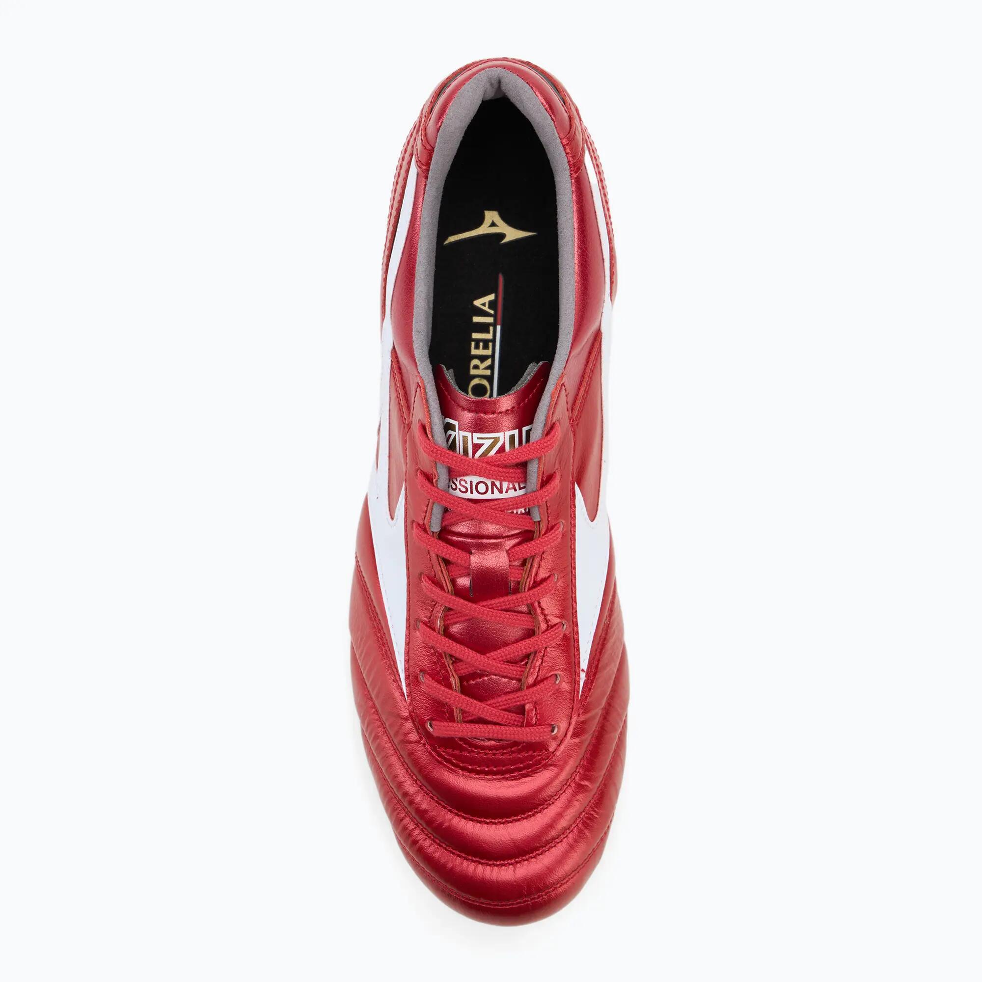 Buty piłkarskie męskie Mizuno Morelia II Japan Md red/white/black 5/7