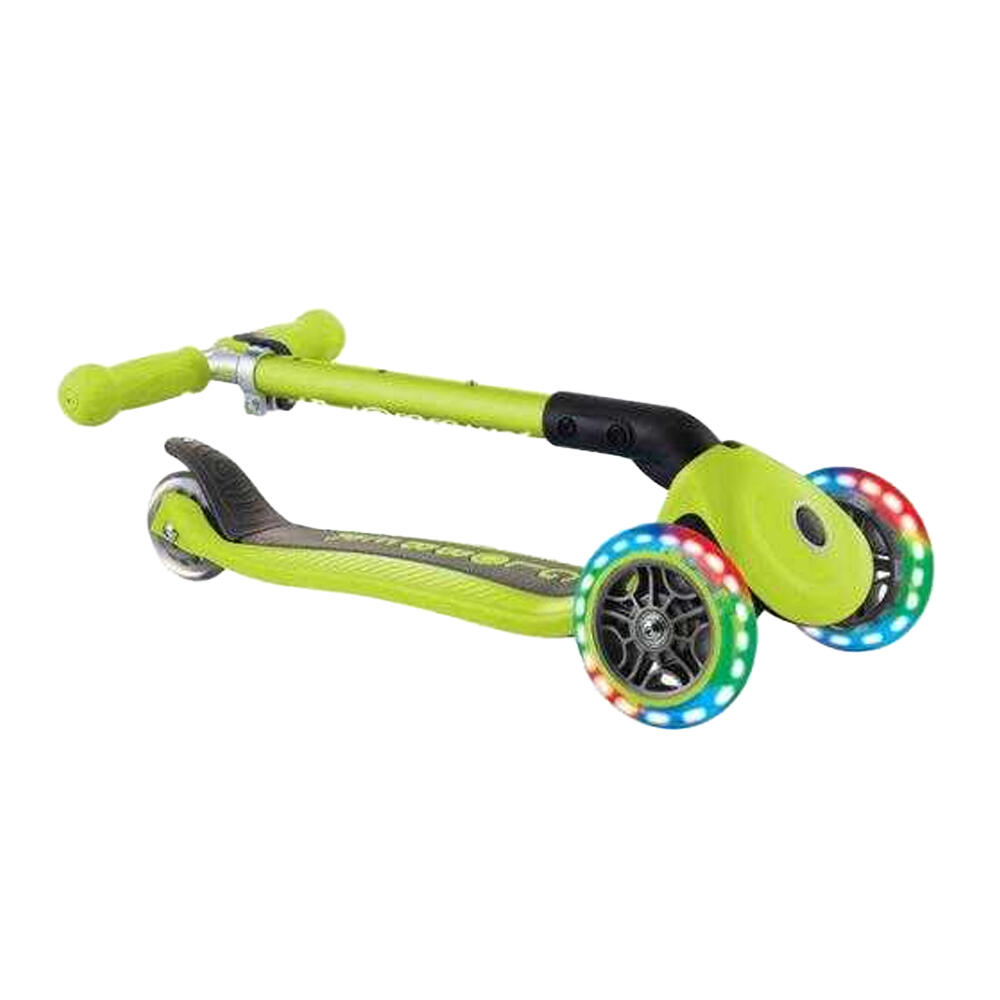 Bambini 3 Ruote Scooter Pieghevole Globber Verde 3/4