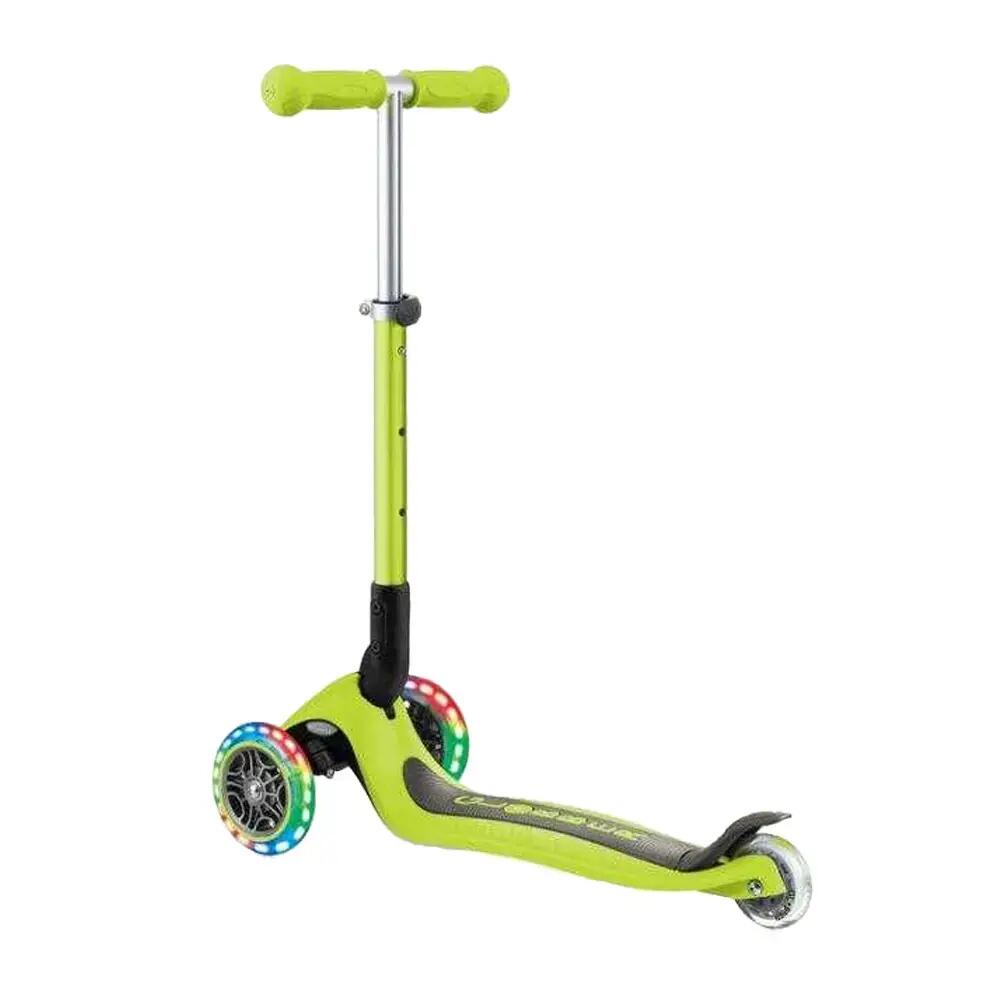 Bambini 3 Ruote Scooter Pieghevole Globber Verde 2/4