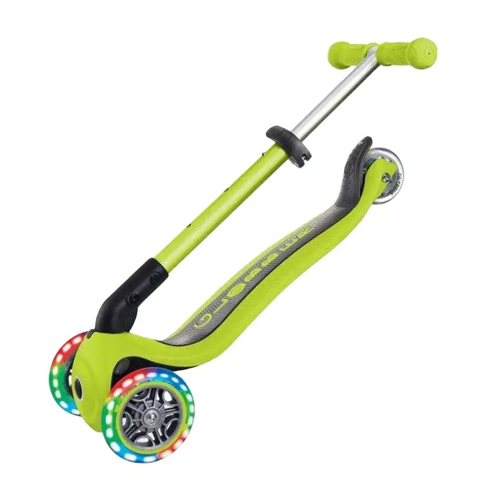 Bambini 3 Ruote Scooter Pieghevole Globber Verde 4/4
