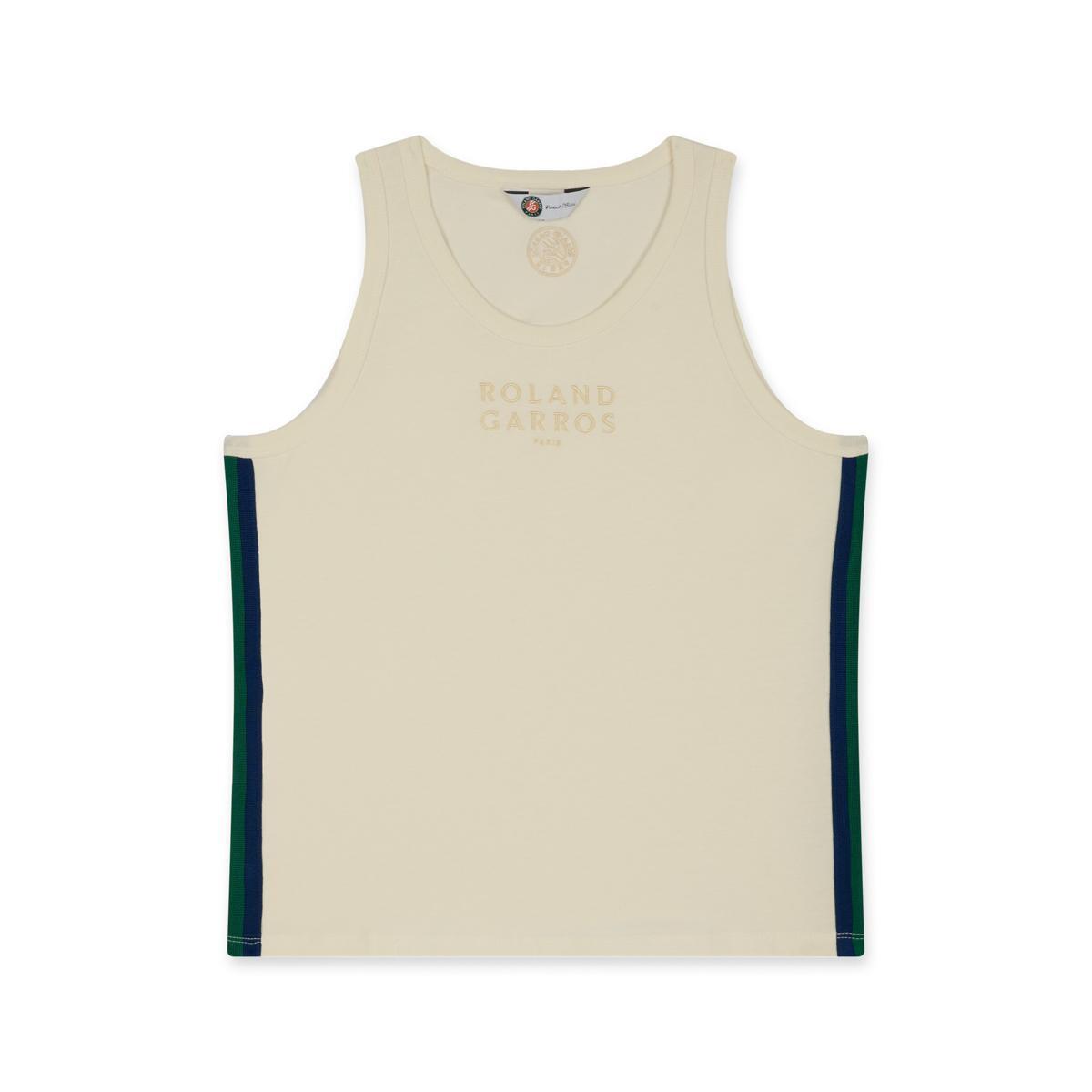 Débardeur Color Lines femme Roland-Garros - Ecru 5/5