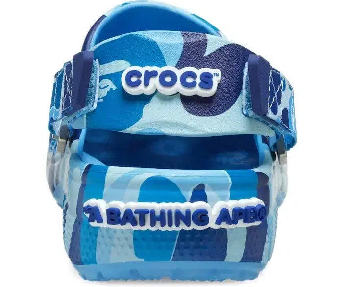 Crocs Classic Clog A Bathing Ape ABC Camo Blue 4/5