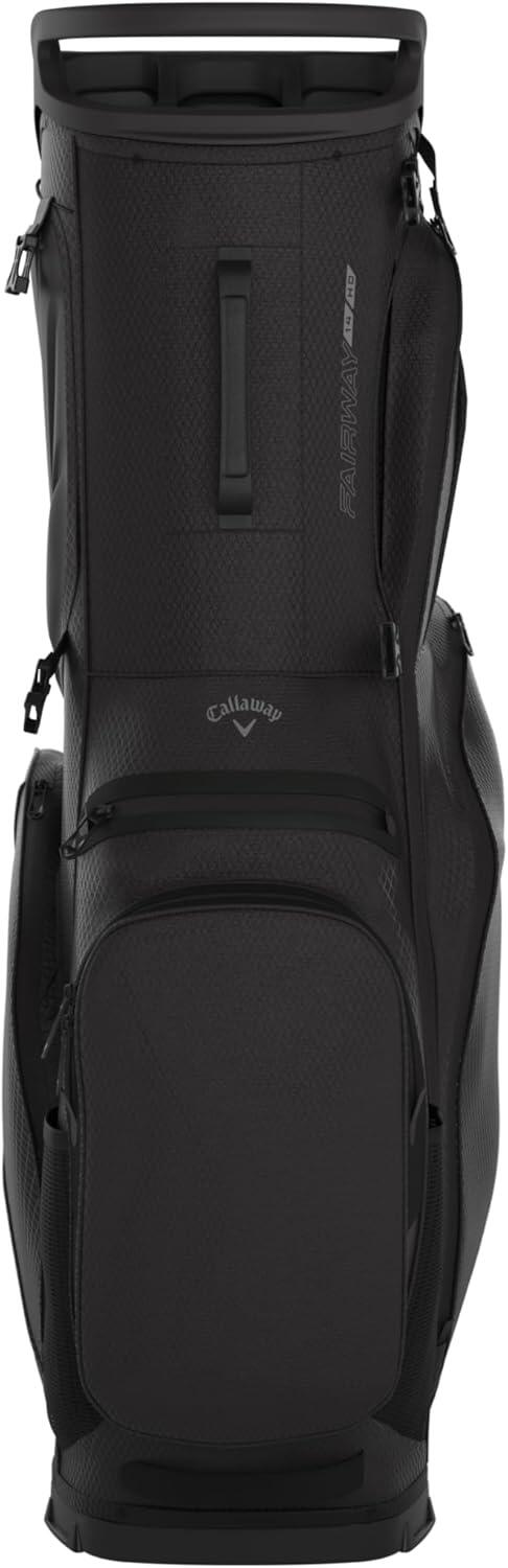 Borsa da golf Fairway 14 HD con supporto, nera, modello 2026 3/4