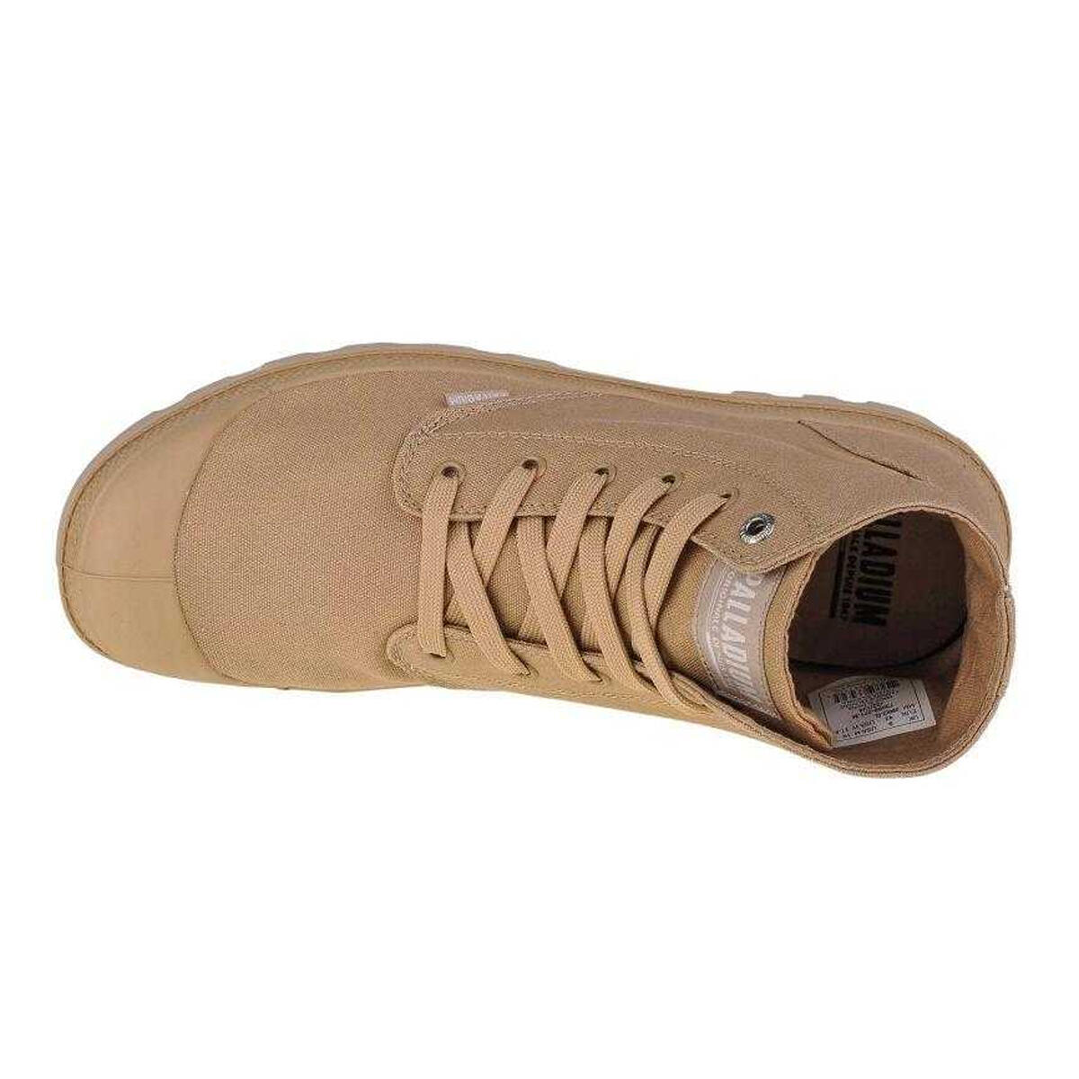 Heren Logo Enkellaarsjes (Beige) 3/4
