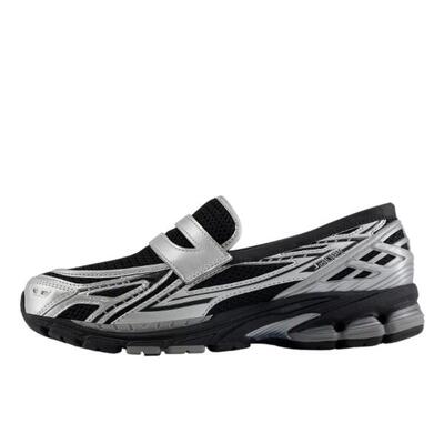 Schoenen 1906l silver metallic black
