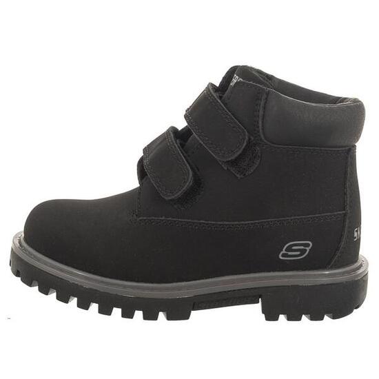 Dziecięce trapery SKECHERS MECCA SAWMILL 93159N-BLK czarne 26
