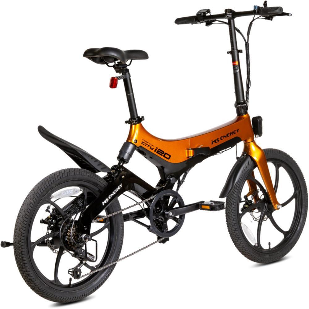 MS ENERGY - E-Bike Faltrad Klapprad - i20 orange/schwarz 2/6
