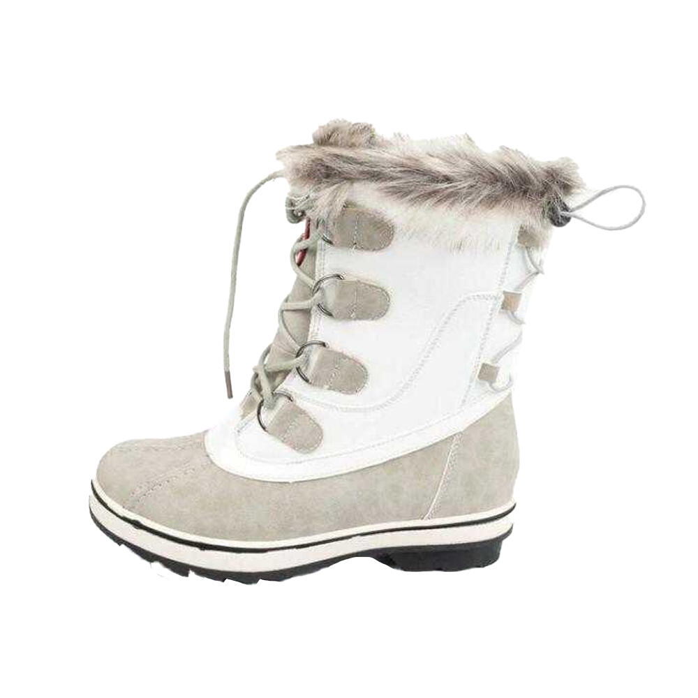 Buty Śniegowe Ze Skóry Ekologicznej Dla Kobiet 3/4