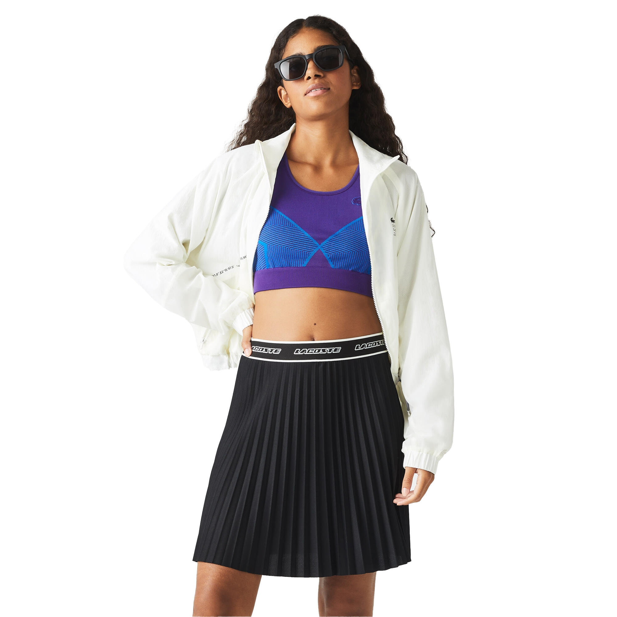 Rock für , Gummizug in der Taille Damen Schwarz 3/4