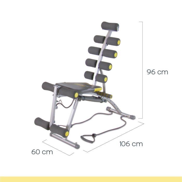 6-in-1 Fitnessbank - Bauchtrainer - Grau 7/7