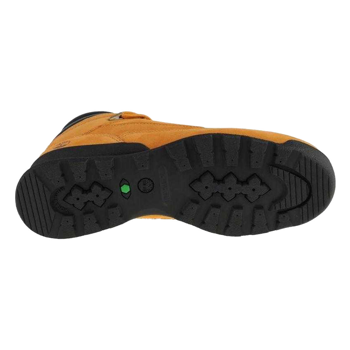 Heren Euro Rock Leren Wandelschoenen (Geel) 4/4