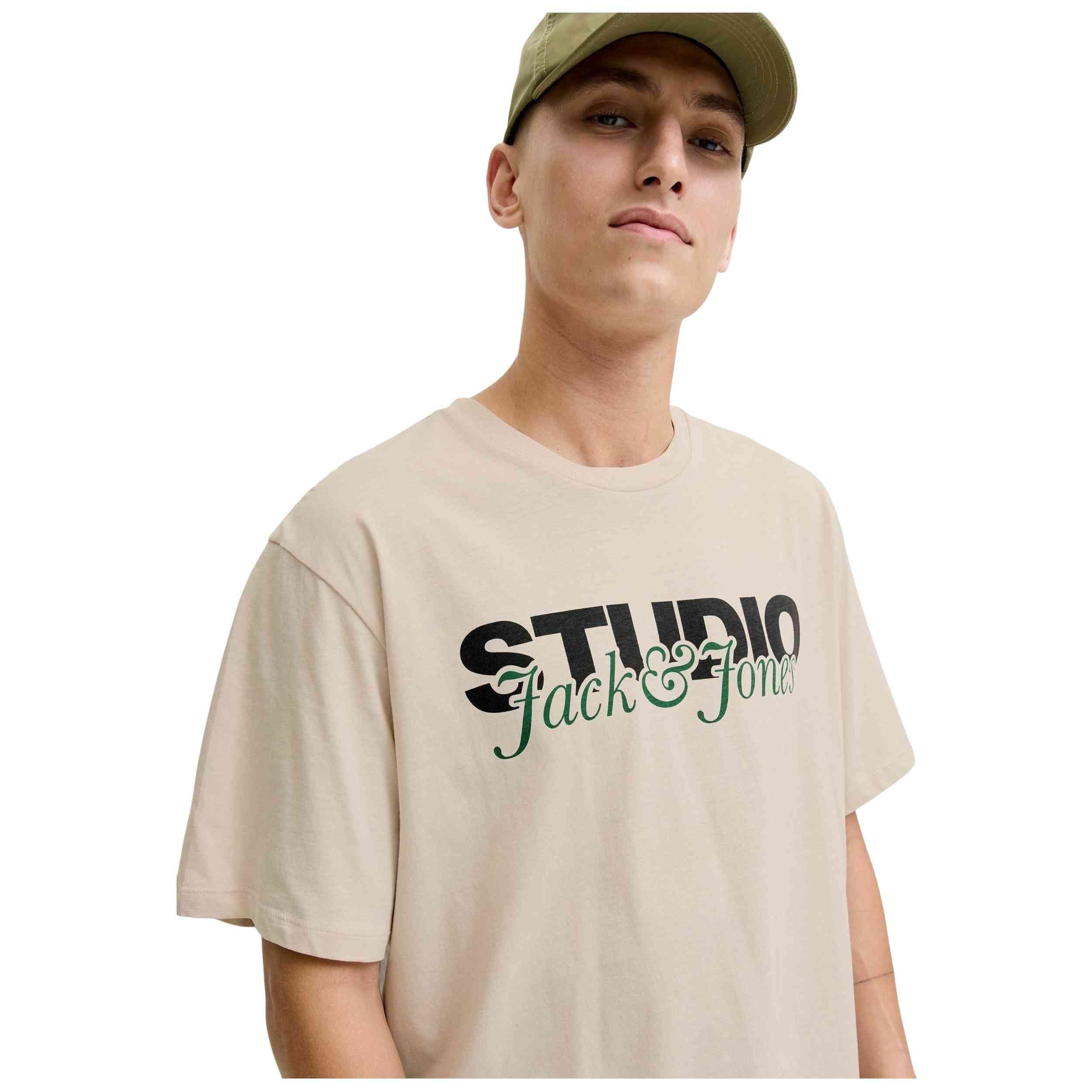 Camiseta de manga corta Jack&jones modelo 12278495-BEI para hombre 4/5