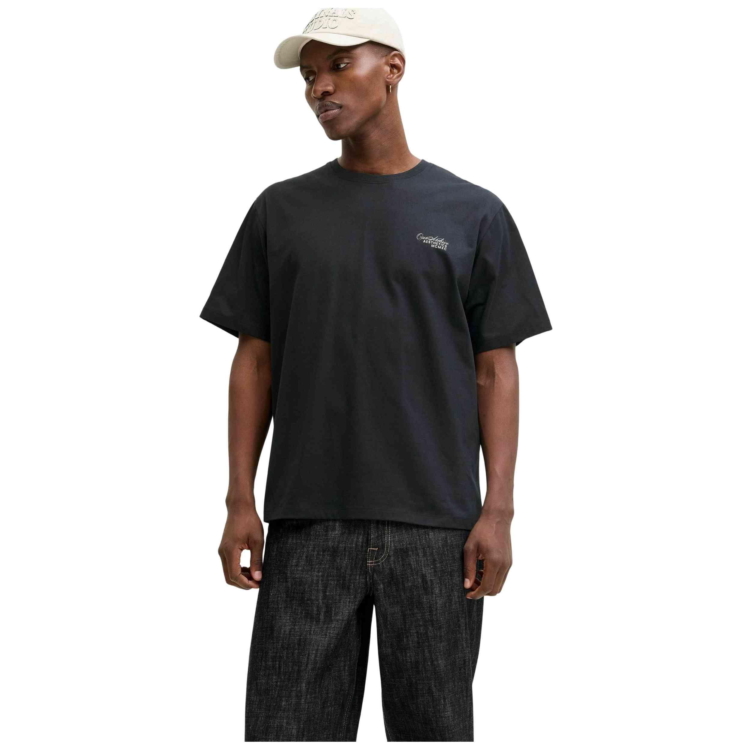 Camiseta de manga corta Jack&jones modelo 12288099-BLK para hombre 3/5