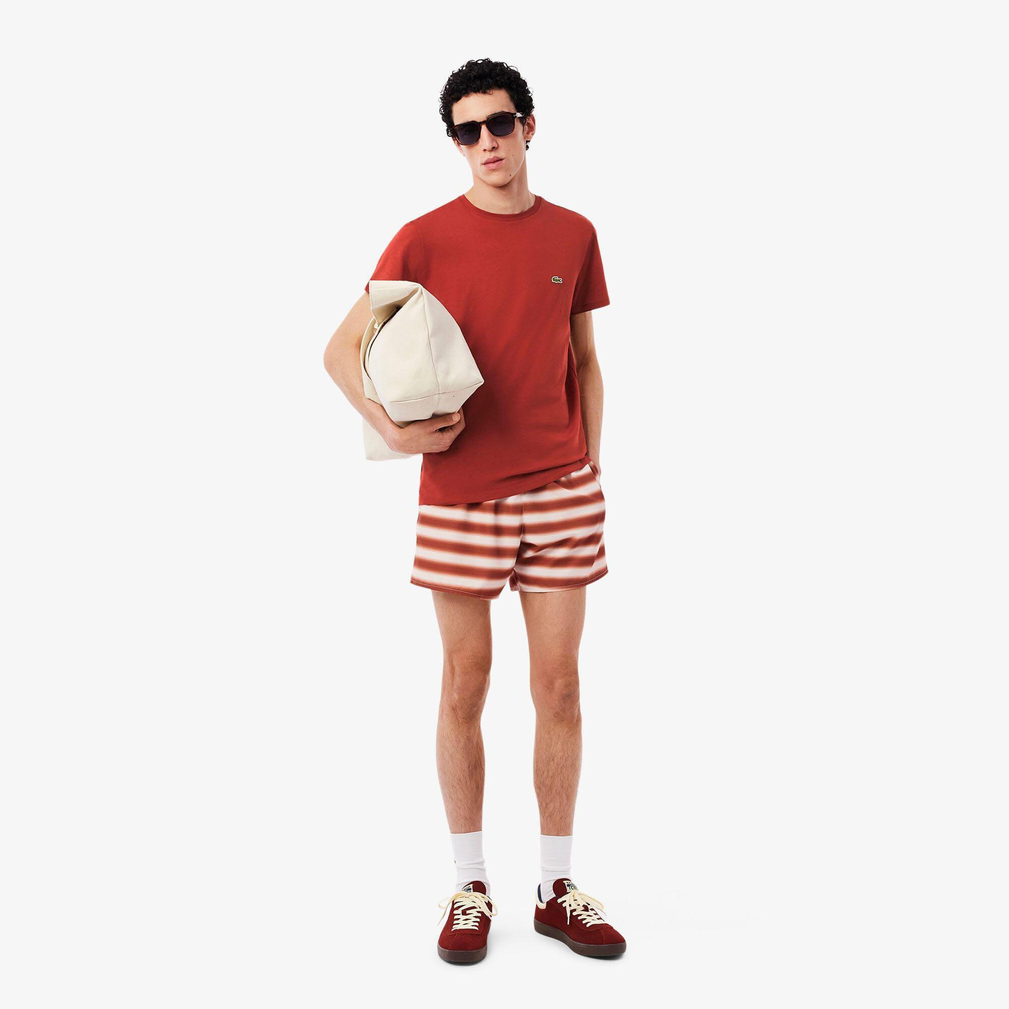 Maglietta Cotone Pima Uomo Lacoste Rosso 4/4