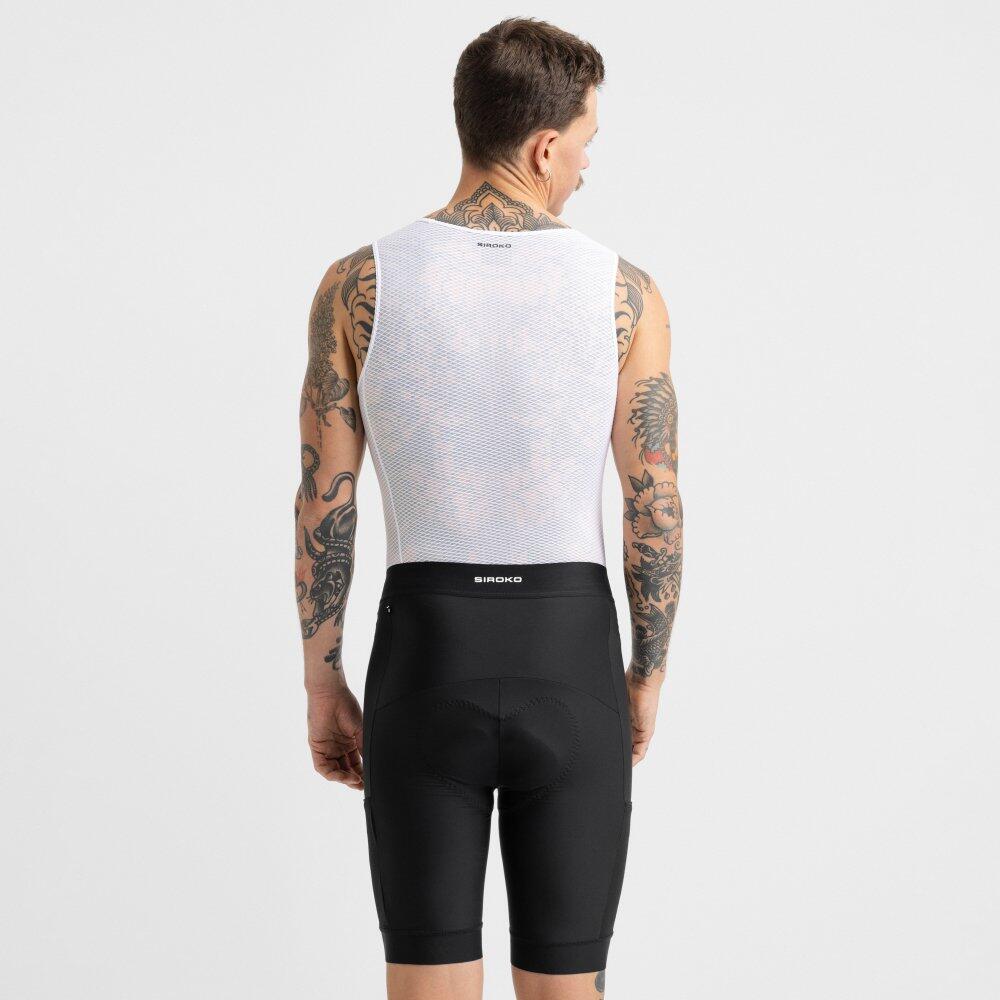 Men Cycling 's bikepacking padded shorts Tour Black Black 6/7