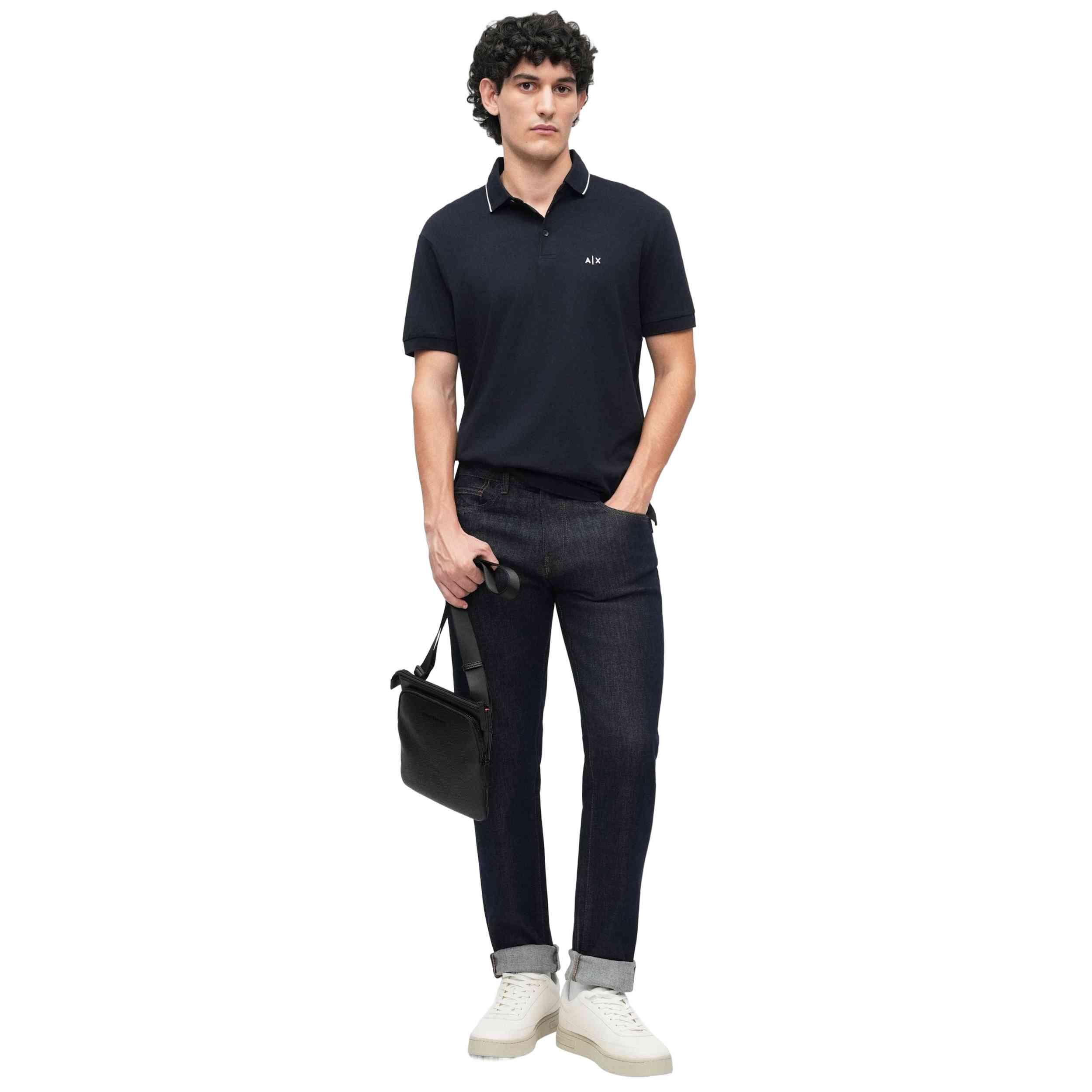 Korte mouw poloshirt Armani exchange model 042403100001 voor mannen 3/5