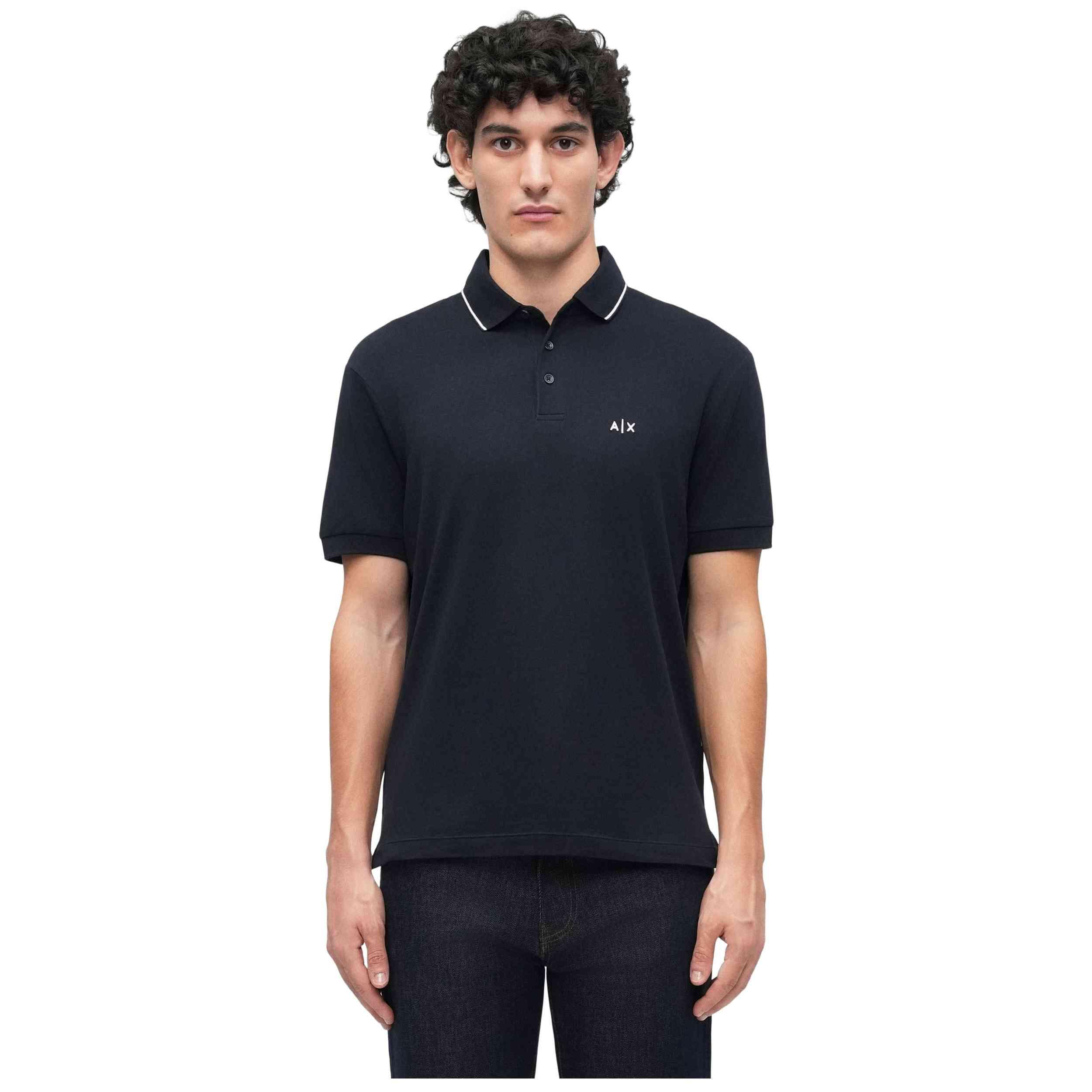 Armani Exchange Polo Modelo 042403100001 Para Homem Preto da Decathlon