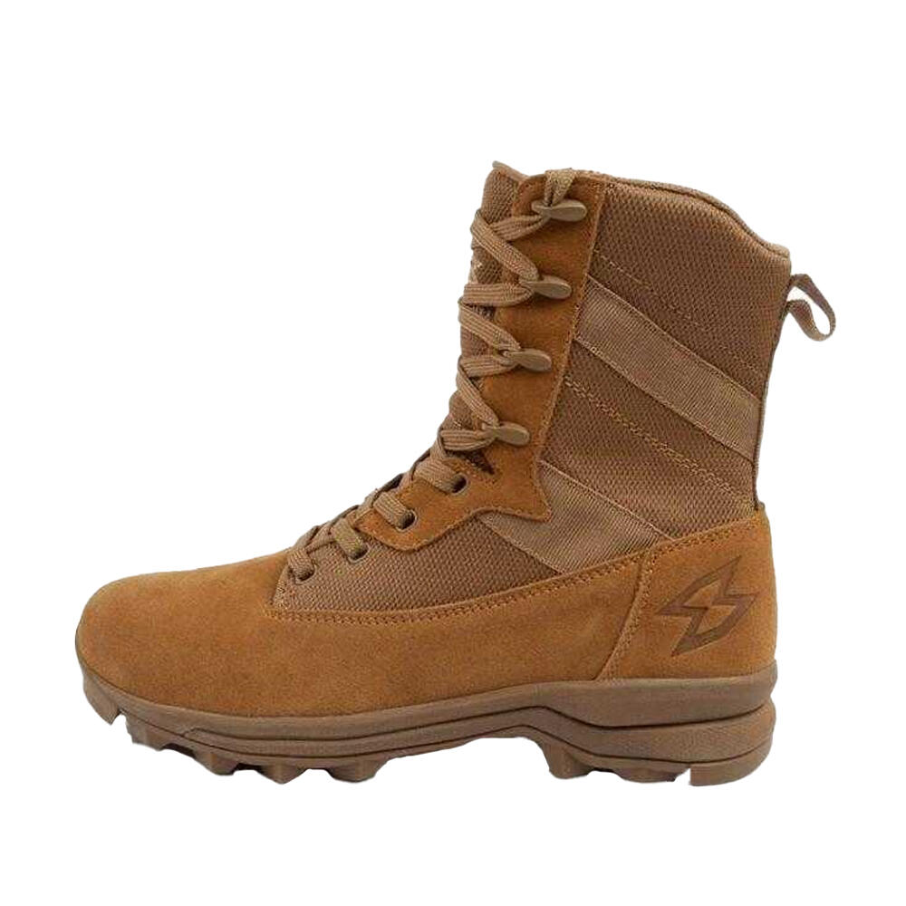 Dames T8 Athena Leren Wandelschoenen (Bruin) 3/5