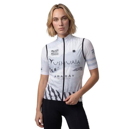 Gilet vélo coupe-vent femme Vuelta a Ibiza MTB x Siroko VIBZ 26 V1-W Mestral Wh