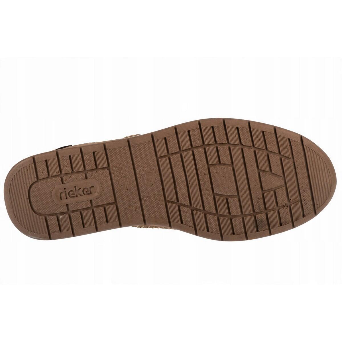 Mocasines de Ante Diseño Panal para Hombre Marrón 4/4