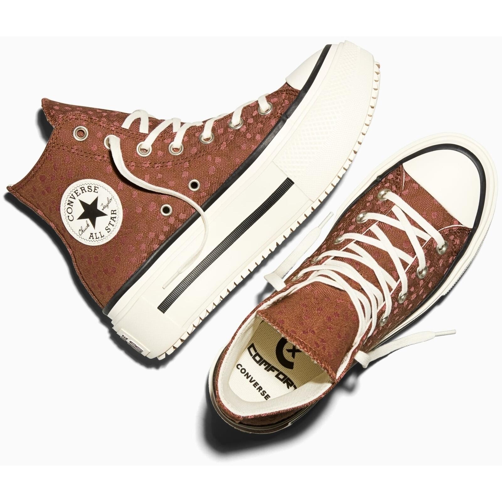 Baskets Converse Ctas Double Stack, Marron, Unisexe 2/5