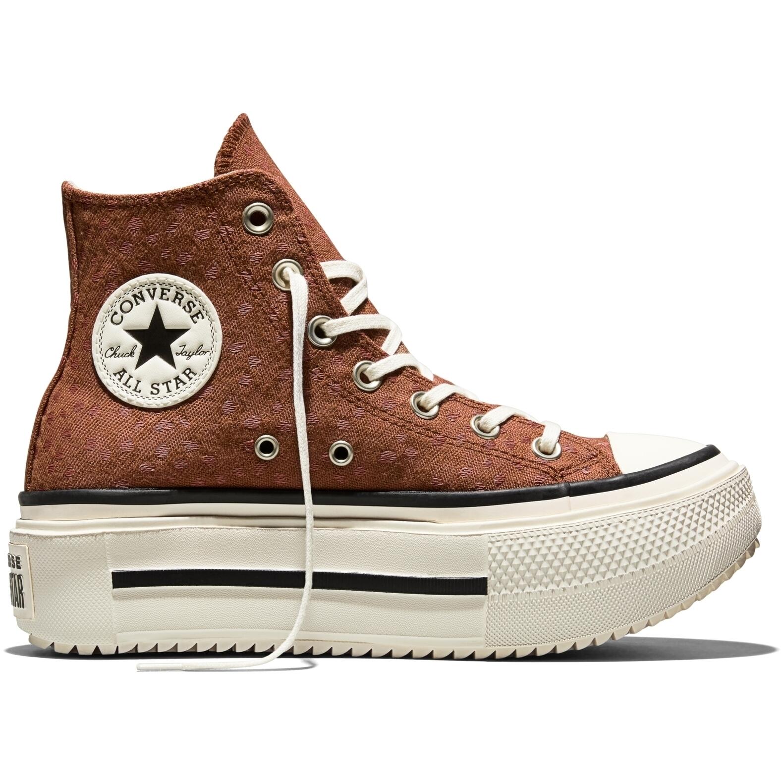 Baskets Converse Ctas Double Stack, Marron, Unisexe 1/5
