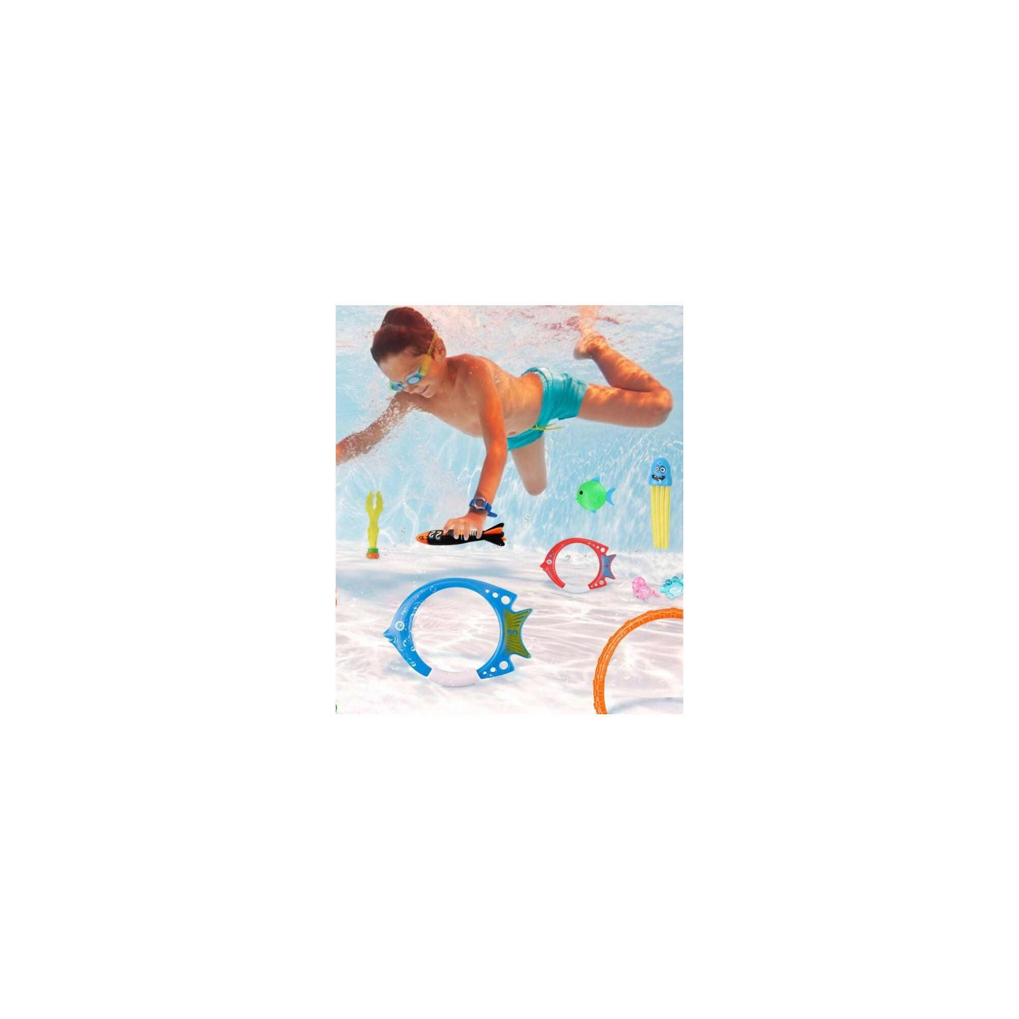 Set 26 jucarii pentru scufundari, vanatoare de comori, sac de depozitare