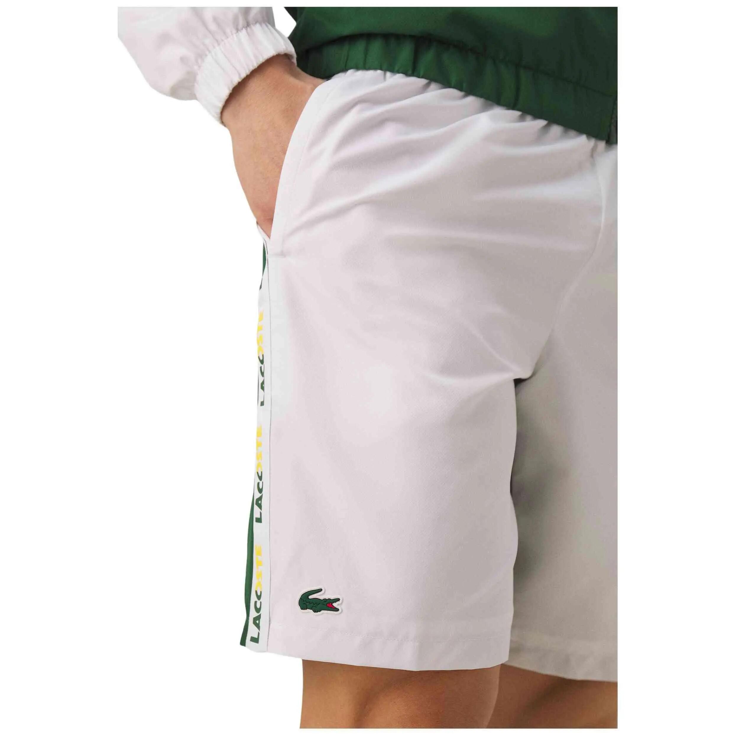 Shorts für , Tennis Herren Weiß/Grün 5/5