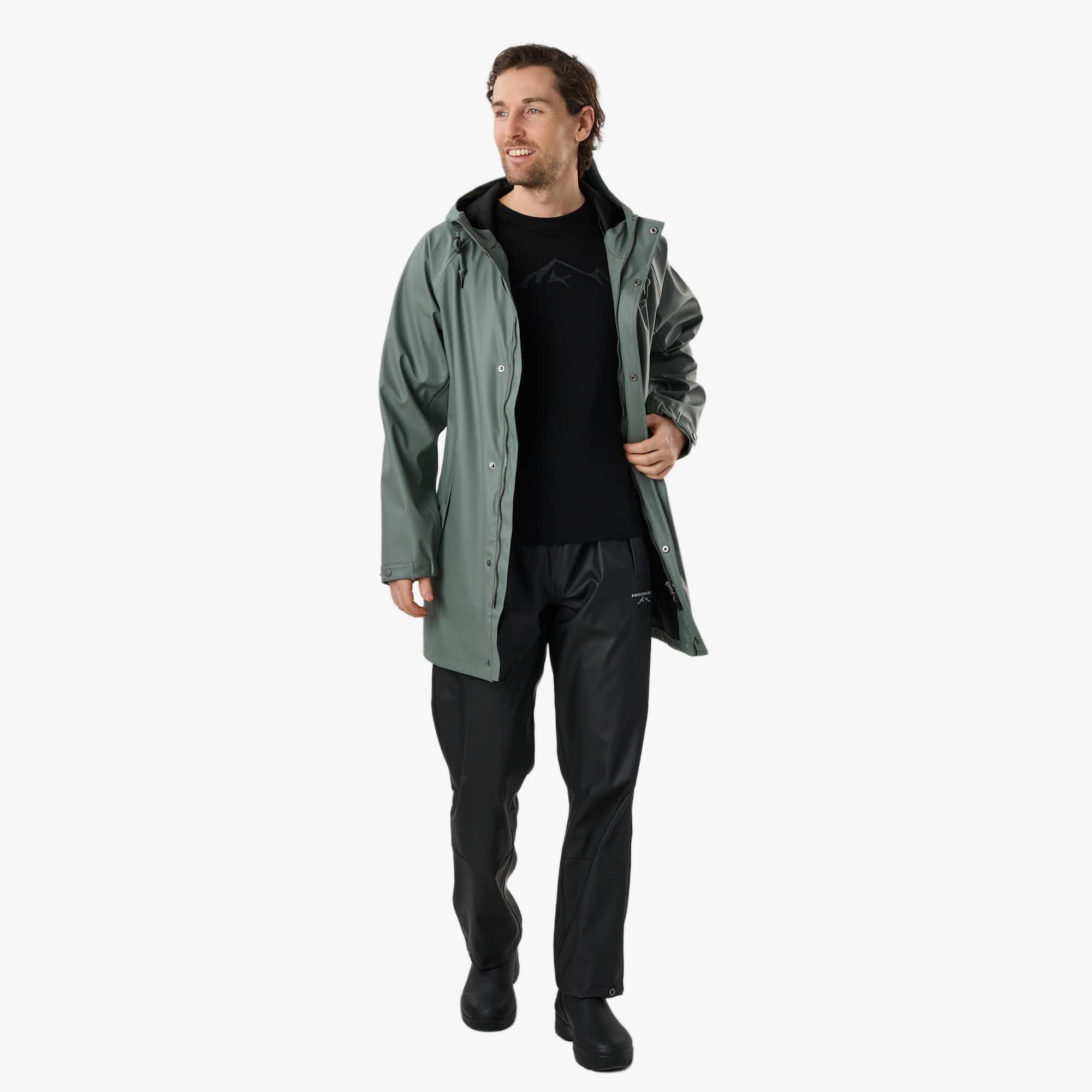 Giacca antipioggia da escursionismo da uomo resistente al vento Väderöarna Coat 3/8
