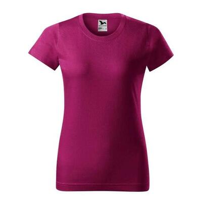 Dames basic tshirt (roze)