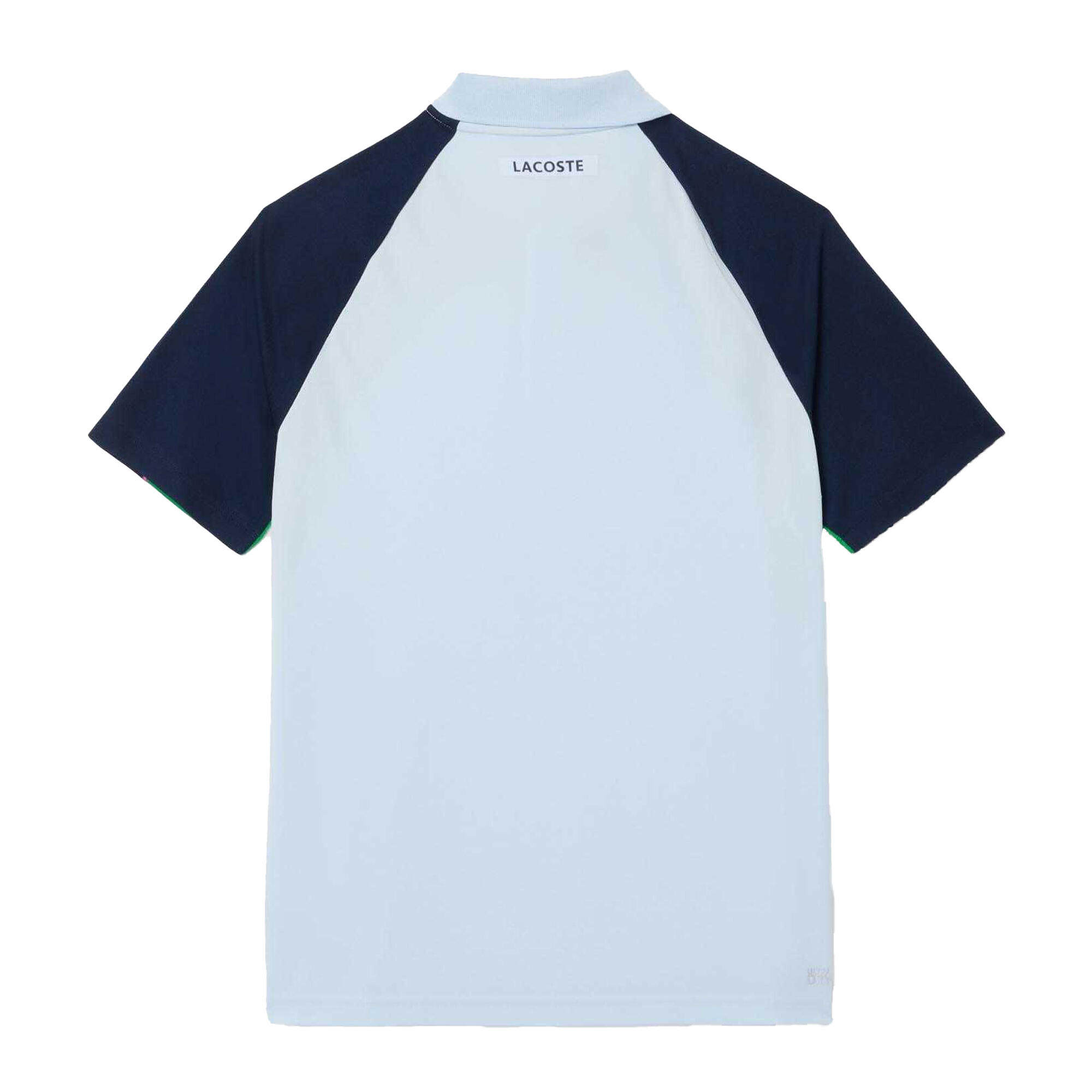 Poloshirt für , Extratrocken, Tennis Herren Weiß/Blau/Grün 2/4