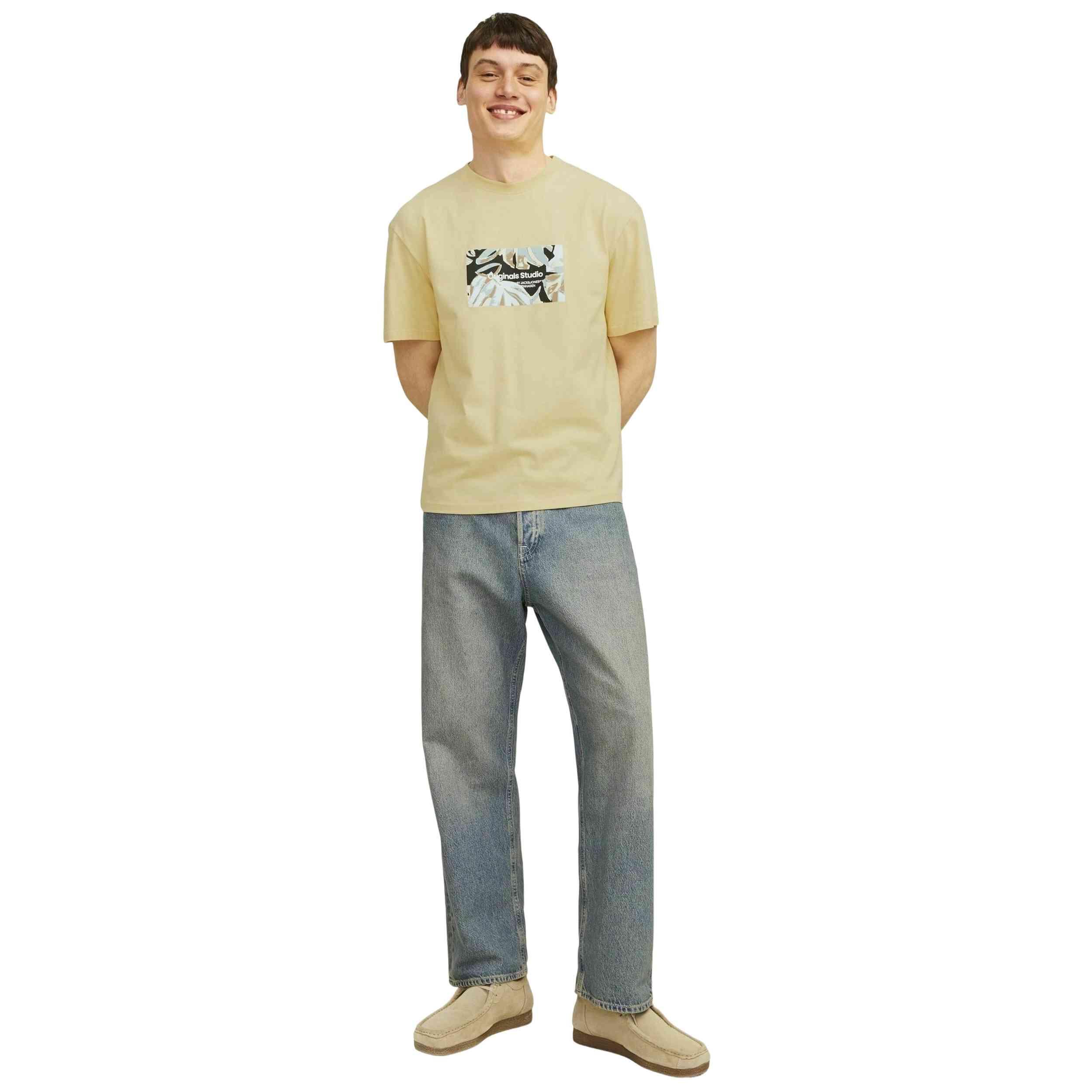 Camiseta de manga corta Jack&jones modelo 12256717-ITALIANSTRAW para hombre 2/5
