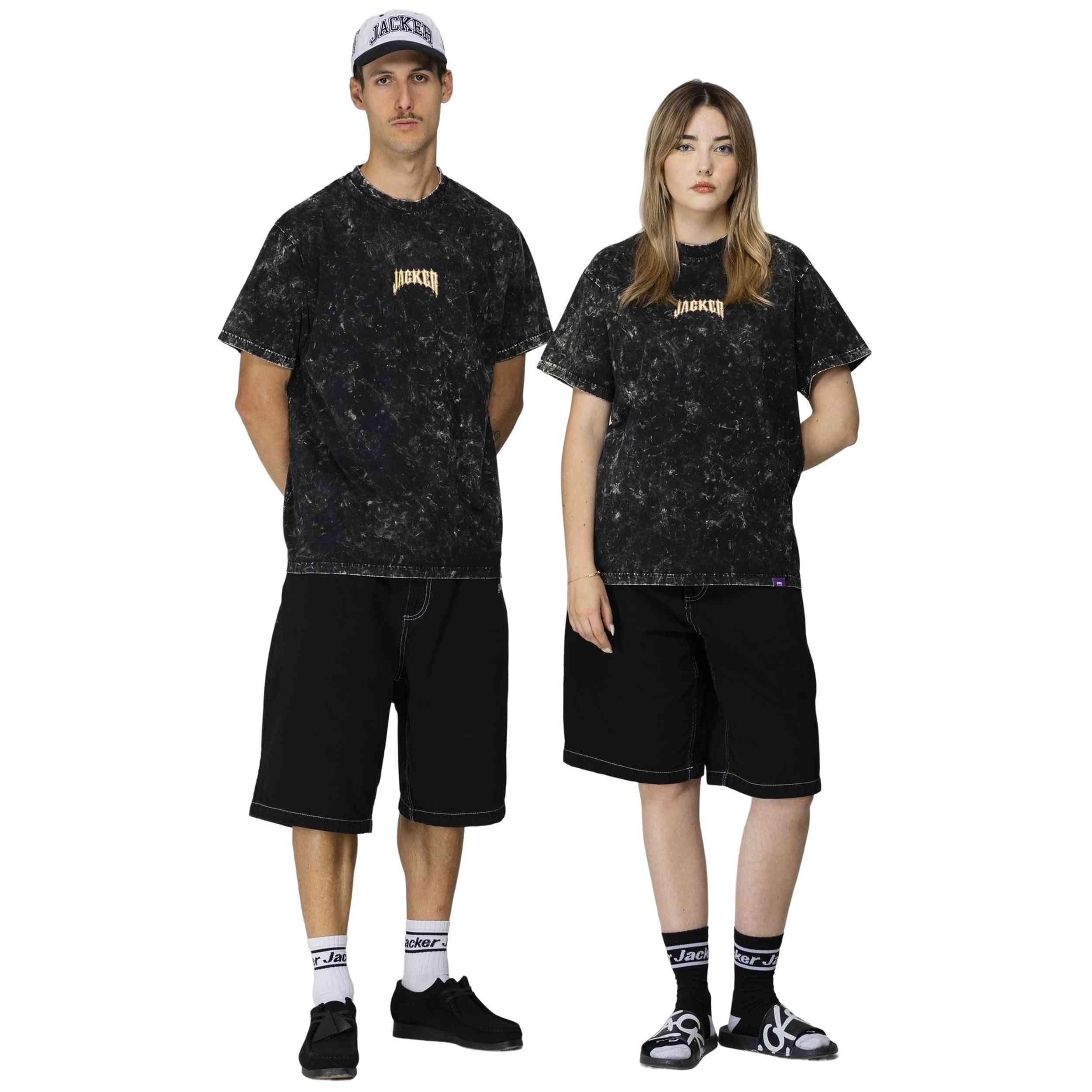 T-shirt Jacker modelo JA00256 para unissex 3/4
