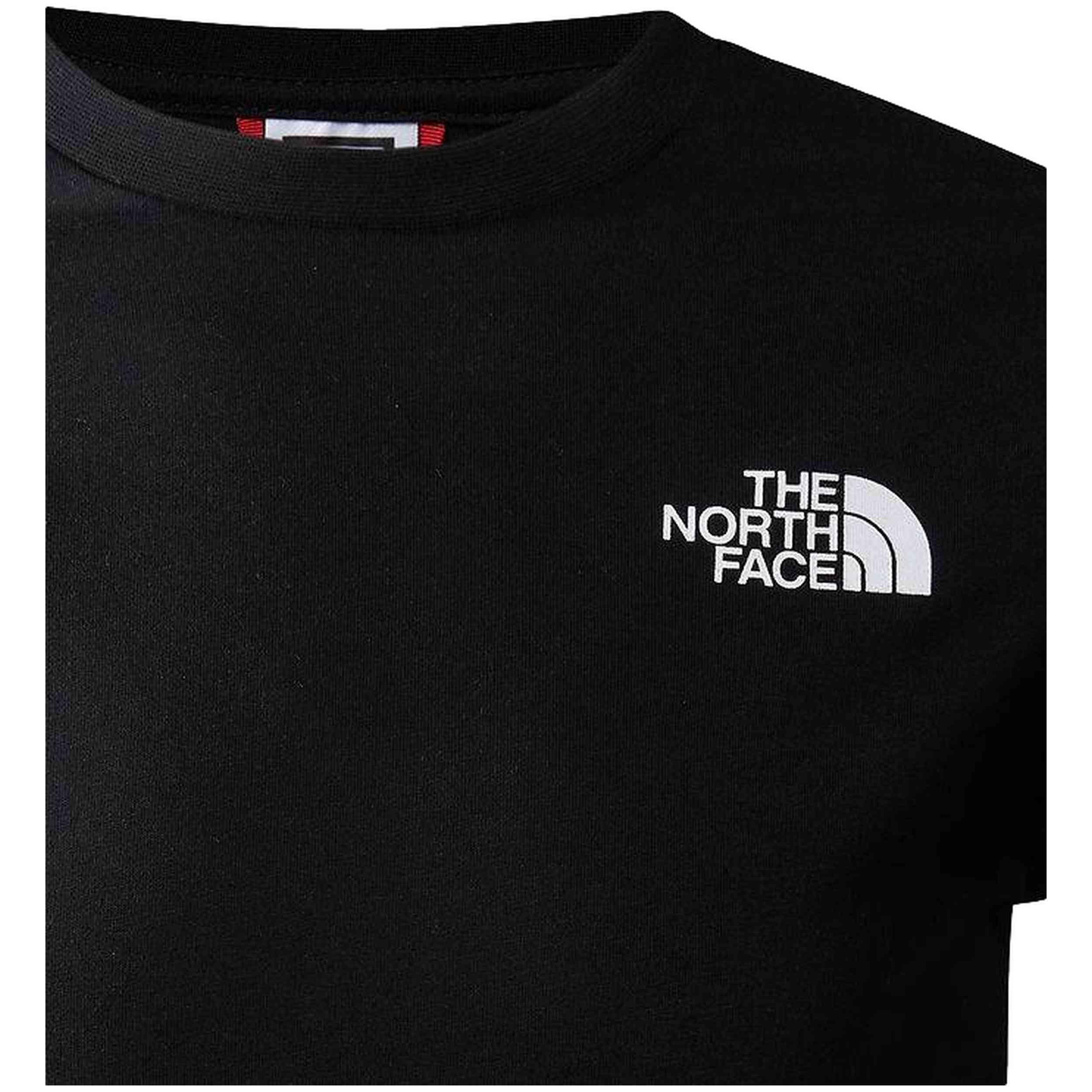 Maglia a maniche corte The north face modello NF0A87T4JK31 per unisex ragazzi 4/4